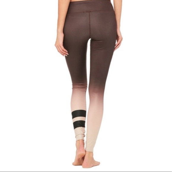 Alo Airbrushed Purple and Pink Leggings - Picture 3 of 6